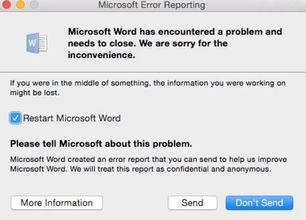 What Can I Do If Microsoft Word Freezes On Mac